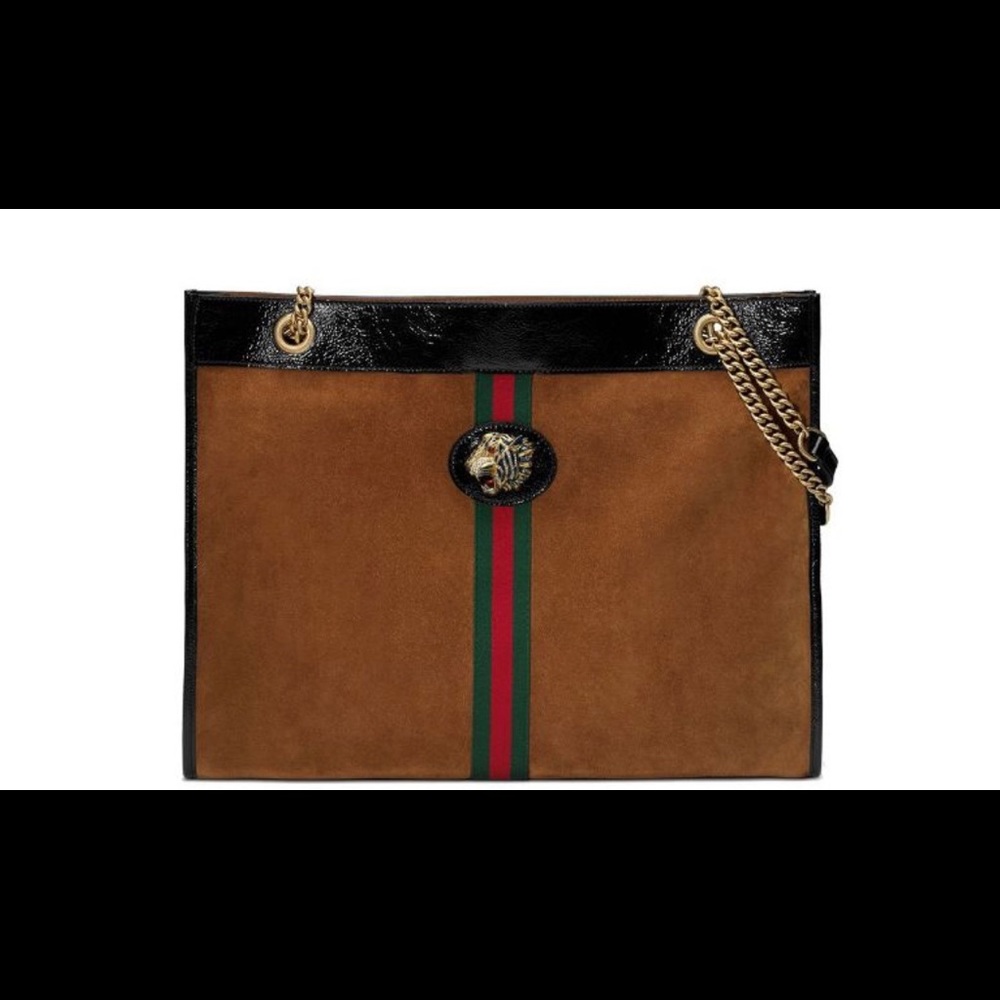 Gucci Rajah Suede Large Tote bag